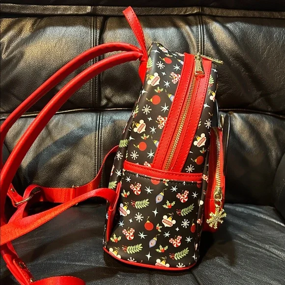 Disney Loungefly Mickey Ornament Christmas Mini Backpack  display picture 1